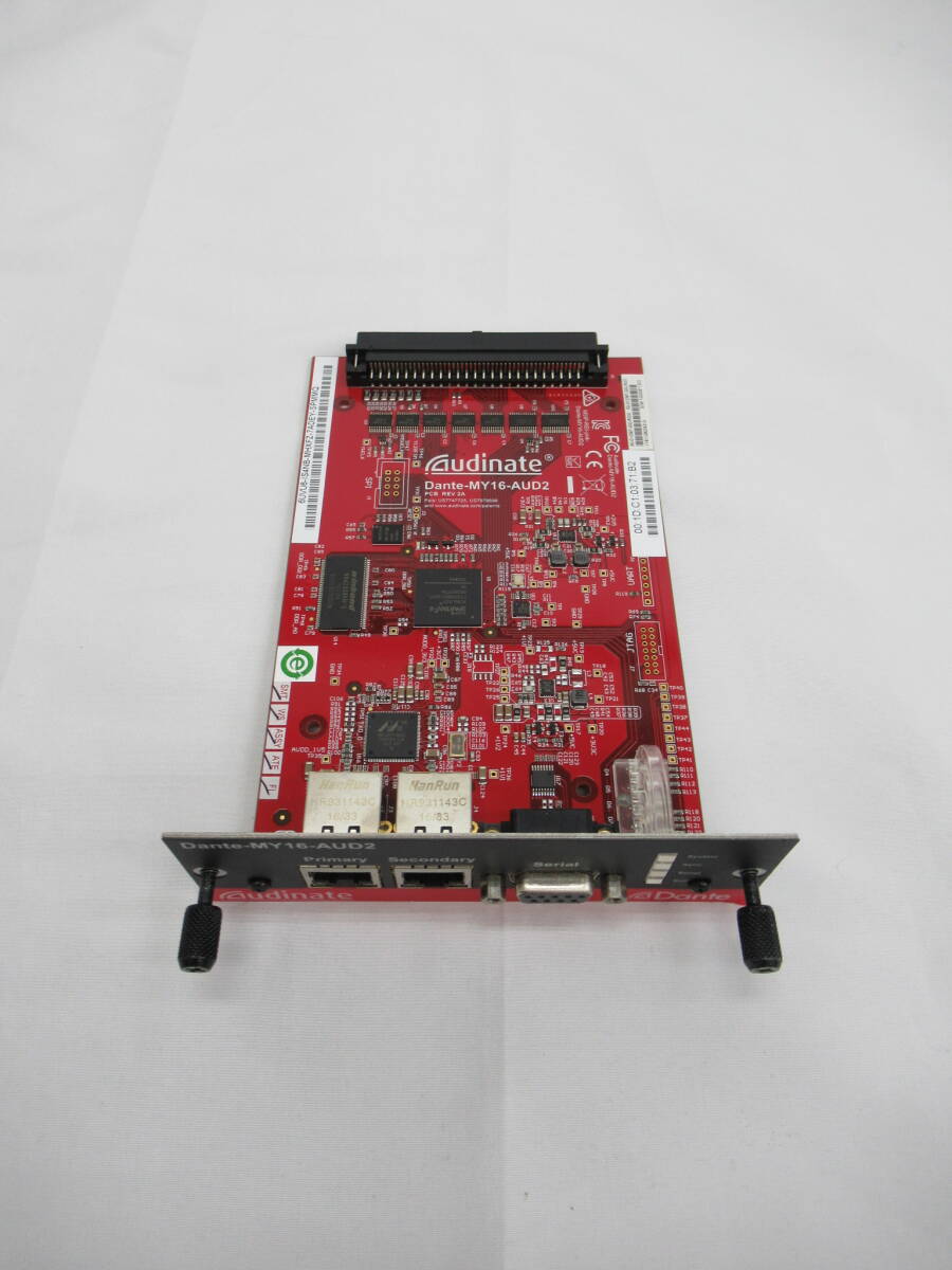 配信機器・PA機器・レコーディング機器 YAMAHA Dante-MY16-AUD2 Digital Card Yamaha DANTE-MY16-AUD2 16-Channel Dante Network I/O Card