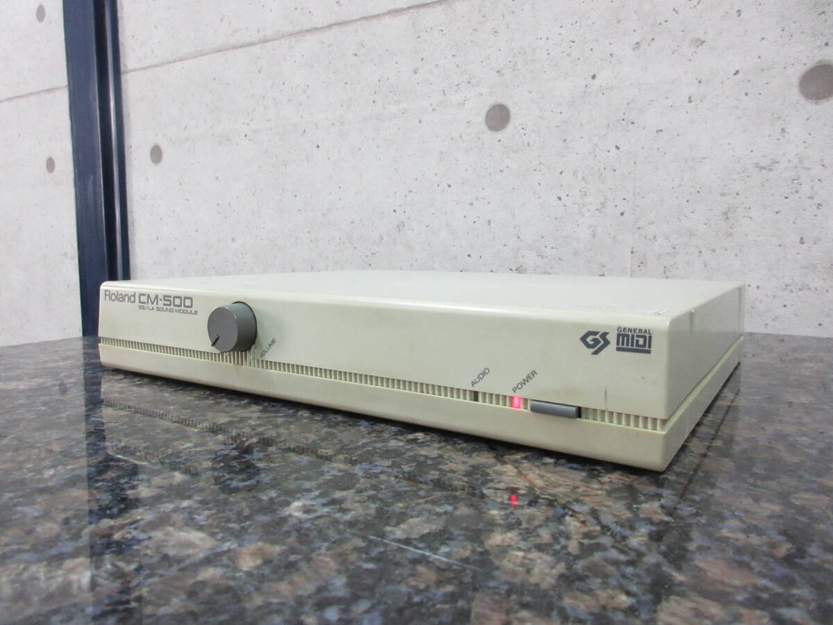 【希少】Roland　サウンドモジュールCM-500【レア】 Roland CM-500 買取｜サウンドモジュール - リアルオーディオ