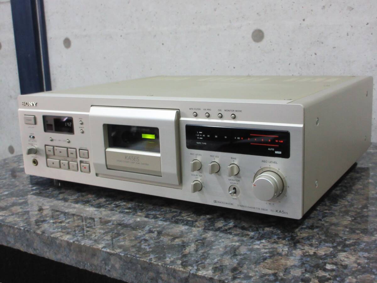 【美品】SONY TC-KA5ES ゴールドカセットデッキ　リモコン付き SONY TC-KA5ES 買取｜カセットデッキ - リアルオーディオ