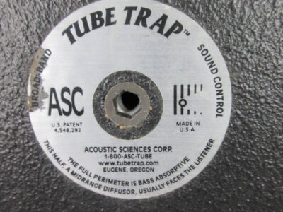 ACOUSTIC SCIENCES CORP TUBE TRAP 1-800-ASC-TUBE