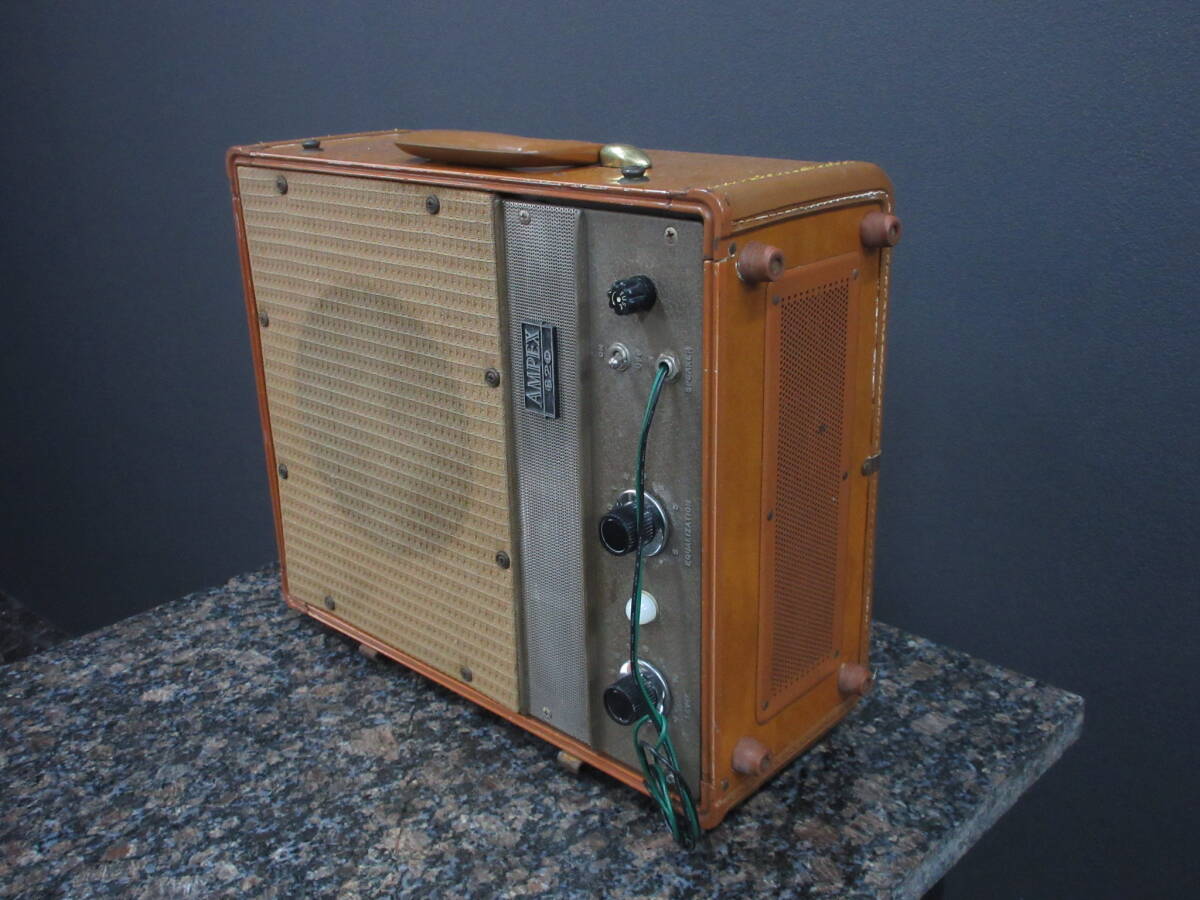 【歴史的逸品】AMPEX 620 真空管アンプ内臓スピーカー 極美 オーディオの遺品整理｜AMPEX 620 真空管アンプ内蔵スピーカー
