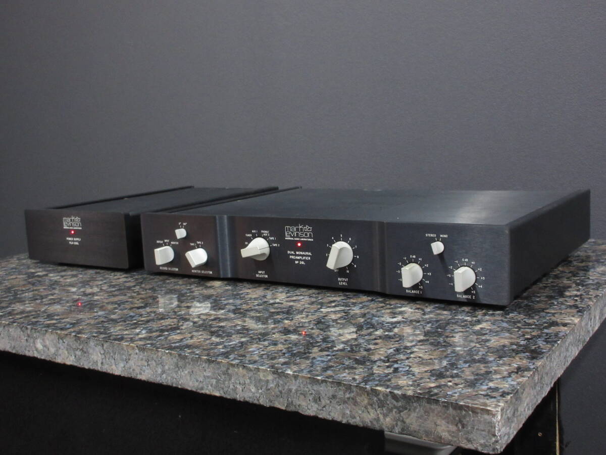 【希少品R】Mark LevinsonプリアンプNo26L ,電源PLS226L Mark Levinson No.26L / PLS-226L 買取｜コントロールアンプを東京都港